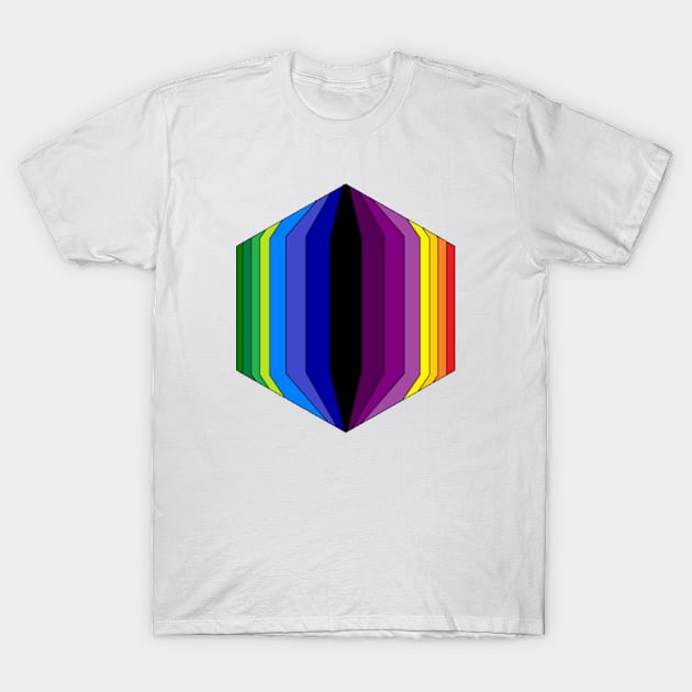 Colorful hexagon T-Shirt by SAMUEL FORMAS